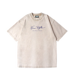 "FREE REFILLS" VINTAGE TEE | (OFF-WHITE)