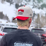 "SKIING KILLS" | HAT (RED/CREAM)