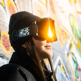 "COLD CHROME" | SKI GOGGLES/W EXTRA LENS