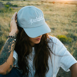 "THE DAILY" | VINTAGE CANVAS HAT (LIGHT BLUE)