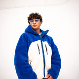 THE YETI FLEECE HOODIE | (BLUE/WHITE)