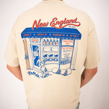 NEW ENGLAND: THE SKI BODEGA VINTAGE TEE (CREAM)
