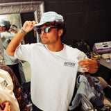 "CHASE THE POWDER III" HEAVYWEIGHT VINTAGE TEE (WHITE)