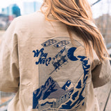 "WHY NOT" VINTAGE TEE | (APRICOT)