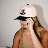 "ASPEN '96" | HAT (BLACK/CREAM)