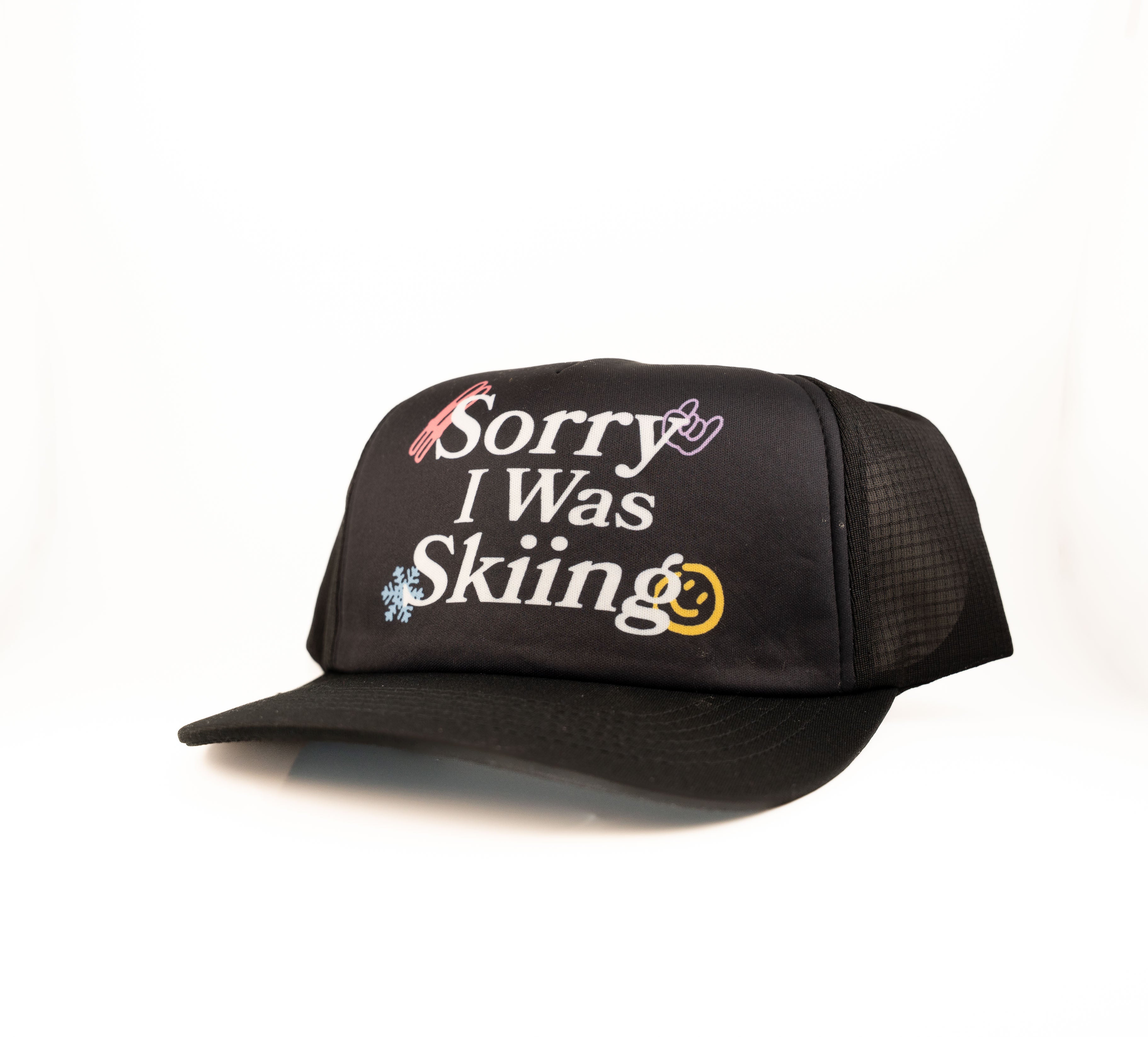 "SORRY I WAS SKIING" AEROMESH HAT