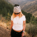 "TETONS" BEANIE (BLACK/WHITE)